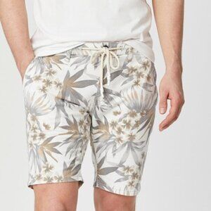 🏷️NWT:  Mavi Men's Jay Summer Festival Denim Tropic Print Shorts - Size …